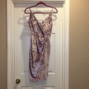 Charlotte Russe Crushed Velvet Dress